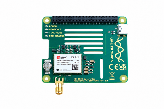 uBLOX ZED-X20P HAT for Raspberry Pi
