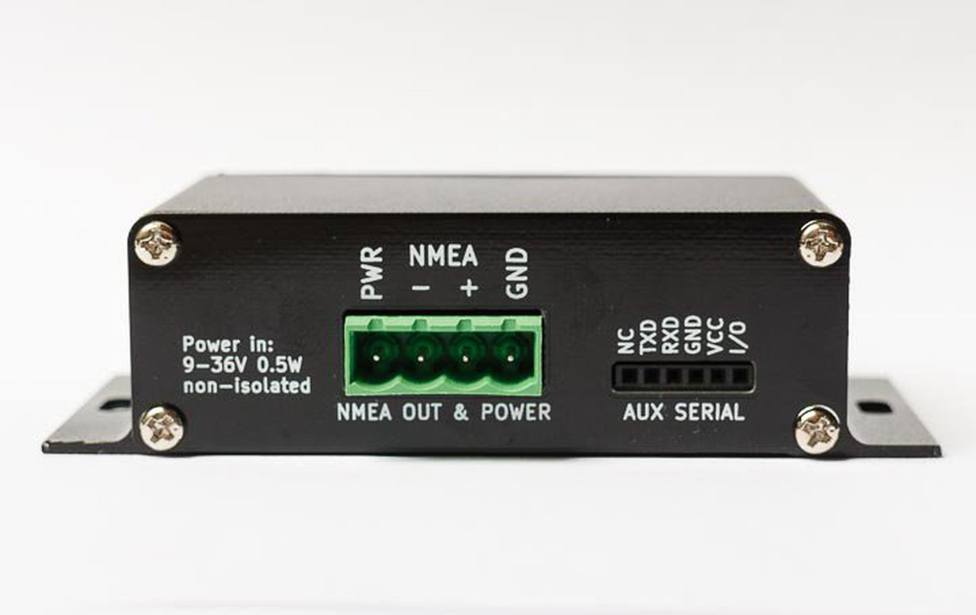 dAISy 2+ AIS Receiver - Back with NMEA 0183, power and serial connections