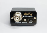 dAISy AIS Receiver - Front with USB and antenna connections